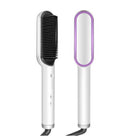 Escova Alisadora 3 em 1 - Alisa, Seca e Hidrata com luzes de Íons - Bivolt