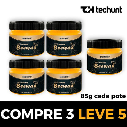 Cera de Polimento de Madeiras BeeWax® - Frete Grátis
