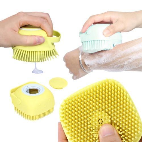 Espoja Massageadora De Silicone Para Banho - Soap Dispenser